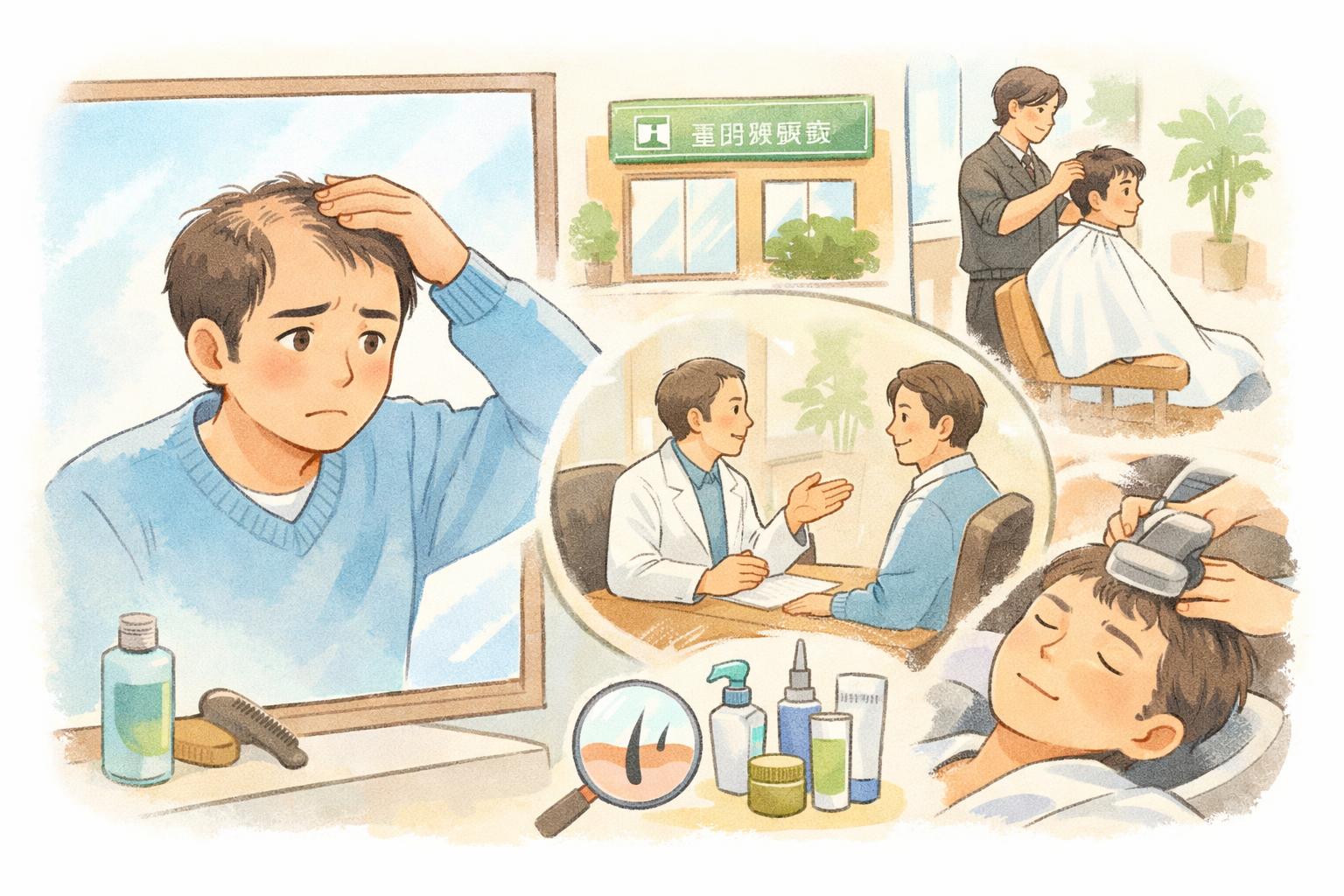 薄毛に悩む男性のための完全個室美容室RELIVE